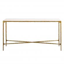  H0895-10646 - Seville Forged Console Table - Antique Brass