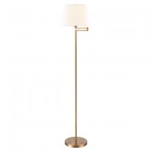  S0019-9606 - Scope 65'' High 1-Light Floor Lamp - Aged Brass