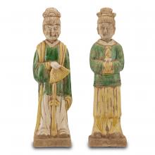  1200-0597 - Tang Dynasty Palace Servants Set of 2
