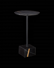 Currey 4000-0181 - Prado Black Marble Drinks Table