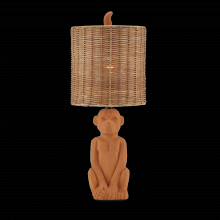  6000-0850 - King Louie Terracotta Table Lamp