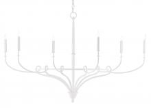  9000-0495 - Cyrilly White Chandelier
